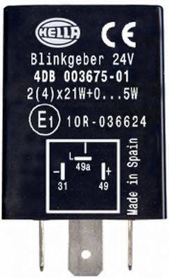 HELLA 4DB003675011 Переривач покажчиків повороту; Переривник покажчиків повороту