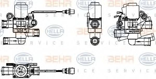 RENAULT TRUCKS 50 01 844 056 Регулюючий клапан охолоджувальної рідини