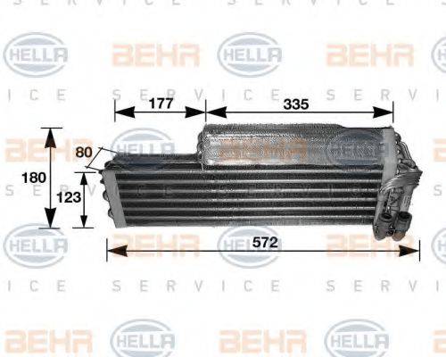 HELLA 8FV351210291 Випарник, кондиціонер