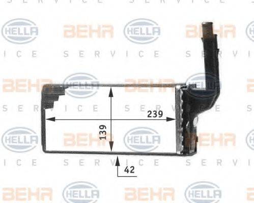 HELLA 8FH351311651 Теплообмінник, опалення салону