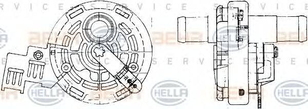 HELLA 9XL351328211 Регулюючий клапан охолоджувальної рідини