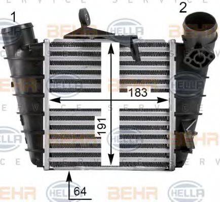 HELLA 8ML376700101 Інтеркулер