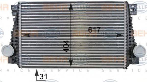 HELLA 8ML376701321 Інтеркулер