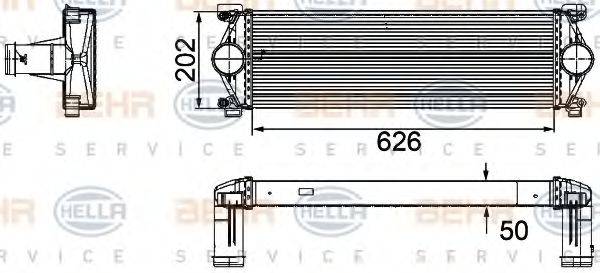 MAHLE FILTER IC 210 Інтеркулер