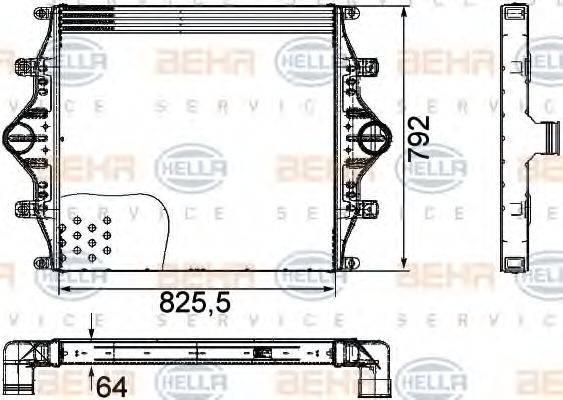 MAHLE FILTER IC 240 Інтеркулер