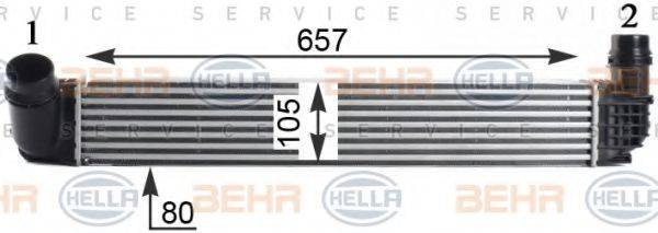 HELLA 8ML376760771 Інтеркулер