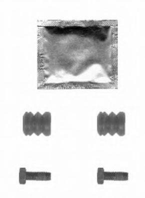 HELLA 8DZ355204891 Комплектуючі, колодки дискового гальма