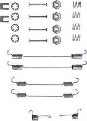 HELLA 8DZ355200371 Комплектуючі, гальмівна колодка