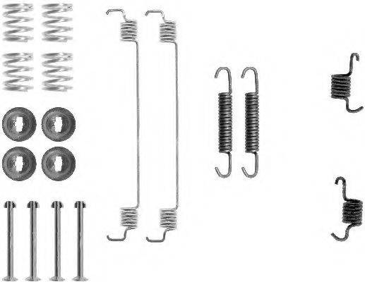 HELLA 8DZ355200511 Комплектуючі, гальмівна колодка