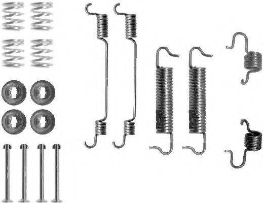 HELLA 8DZ355200531 Комплектуючі, гальмівна колодка