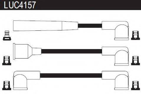 LUCAS ELECTRICAL LUC4157 Комплект дротів запалювання