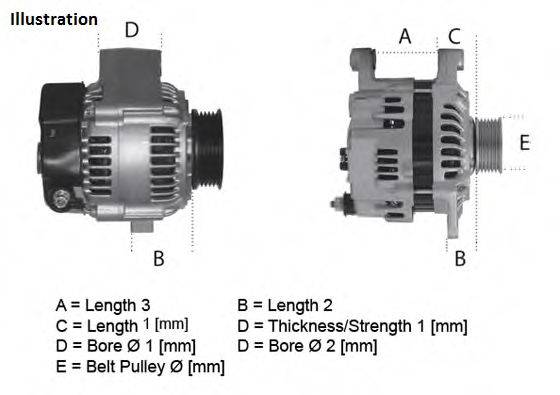 LUCAS ELECTRICAL LRA03002 Генератор