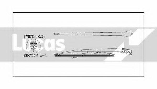 LUCAS ELECTRICAL LLWCR13B Щітка склоочисника