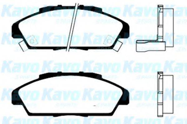 KAVO PARTS BP2018 Комплект гальмівних колодок, дискове гальмо