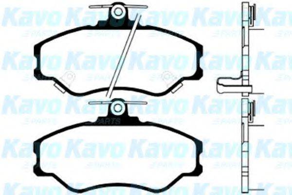 KAVO PARTS BP3006 Комплект гальмівних колодок, дискове гальмо