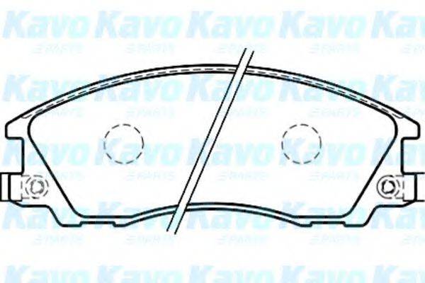 KAVO PARTS BP3021 Комплект гальмівних колодок, дискове гальмо