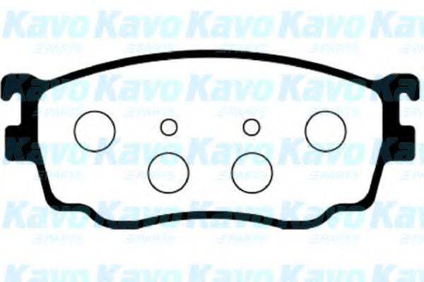 KAVO PARTS BP4544 Комплект гальмівних колодок, дискове гальмо