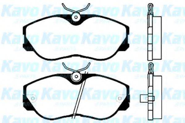 KAVO PARTS BP6518 Комплект гальмівних колодок, дискове гальмо