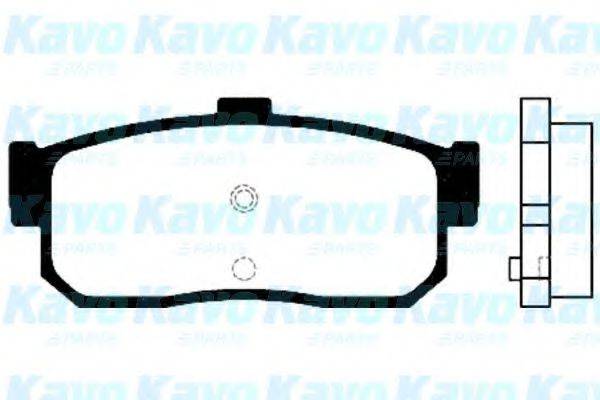 KAVO PARTS BP6549 Комплект гальмівних колодок, дискове гальмо