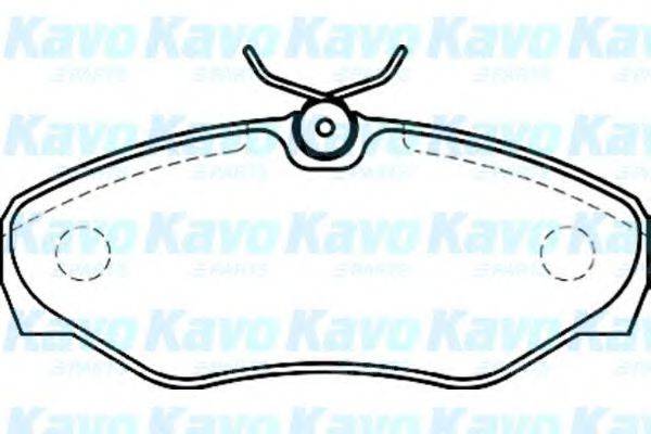 KAVO PARTS BP6579 Комплект гальмівних колодок, дискове гальмо