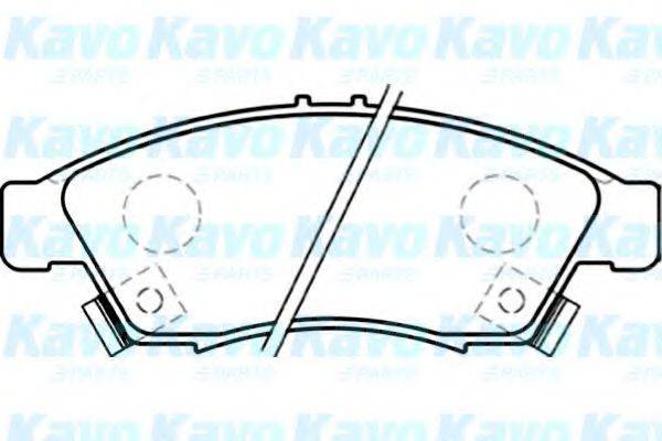 KAVO PARTS BP8522 Комплект гальмівних колодок, дискове гальмо