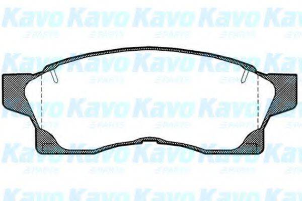 KAVO PARTS BP9016 Комплект гальмівних колодок, дискове гальмо