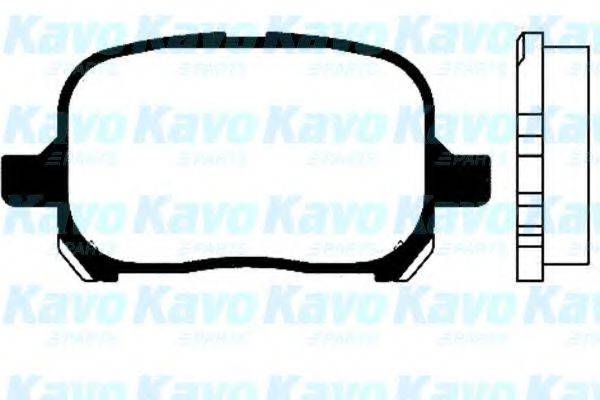 KAVO PARTS BP9042 Комплект гальмівних колодок, дискове гальмо