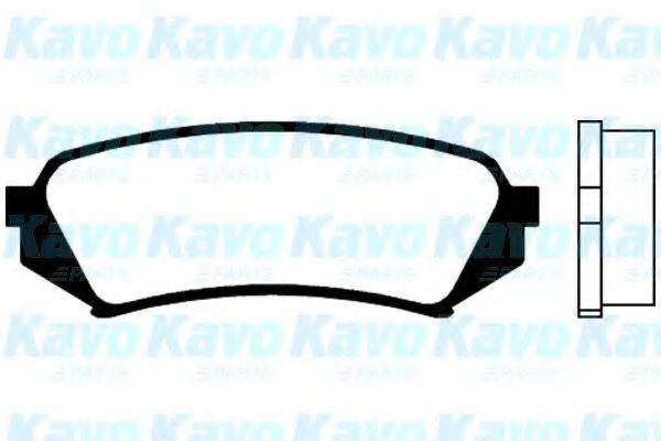 KAVO PARTS BP9058 Комплект гальмівних колодок, дискове гальмо