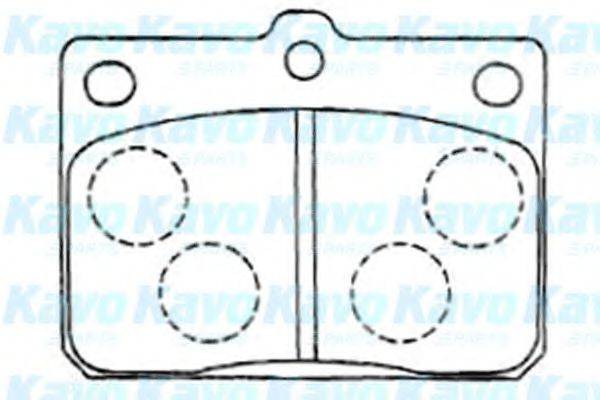 KAVO PARTS BP9089 Комплект гальмівних колодок, дискове гальмо