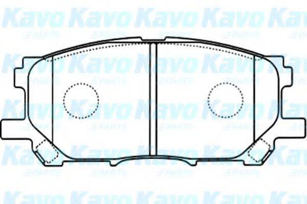 KAVO PARTS BP9090 Комплект гальмівних колодок, дискове гальмо