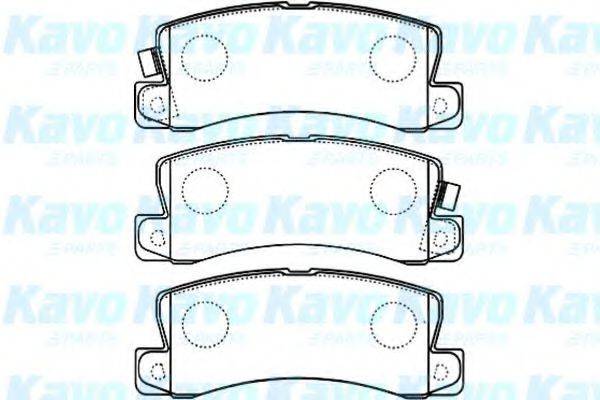 KAVO PARTS BP9094 Комплект гальмівних колодок, дискове гальмо