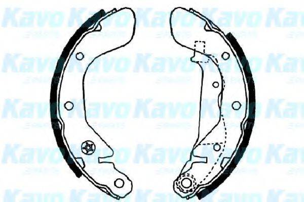 KAVO PARTS BS1403 Комплект гальмівних колодок