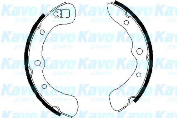 KAVO PARTS BS1900 Комплект гальмівних колодок