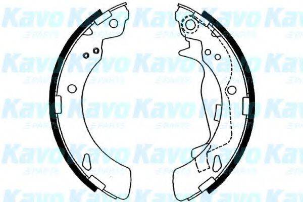 KAVO PARTS BS2912 Комплект гальмівних колодок