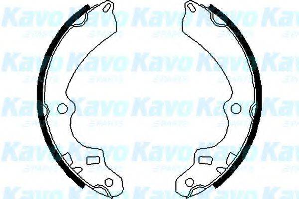 KAVO PARTS BS8904 Комплект гальмівних колодок