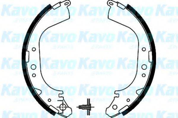 KAVO PARTS BS9909 Комплект гальмівних колодок