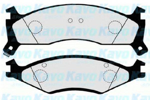 KAVO PARTS BP4024 Комплект гальмівних колодок, дискове гальмо