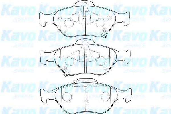 KAVO PARTS BP9109 Комплект гальмівних колодок, дискове гальмо