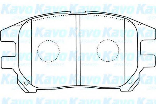 KAVO PARTS BP9111 Комплект гальмівних колодок, дискове гальмо