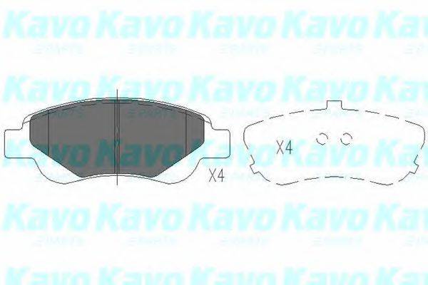 KAVO PARTS KBP9024 Комплект гальмівних колодок, дискове гальмо