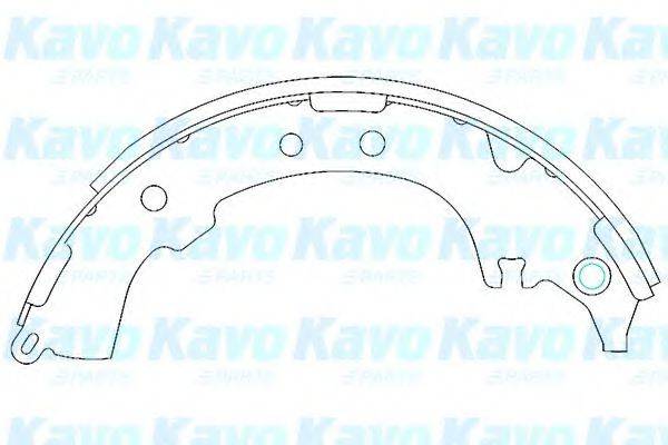 KAVO PARTS KBS9903 Комплект гальмівних колодок