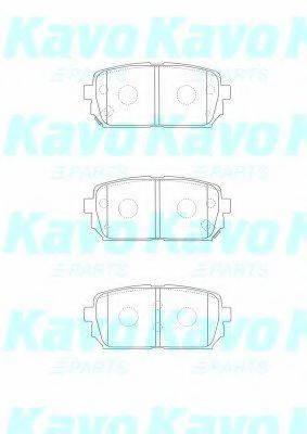 KAVO PARTS BP4023 Комплект гальмівних колодок, дискове гальмо