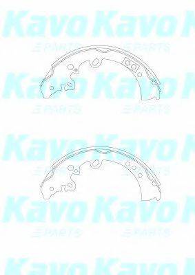 KAVO PARTS BS9939 Комплект гальмівних колодок