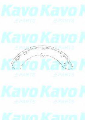 KAVO PARTS BS9942 Комплект гальмівних колодок