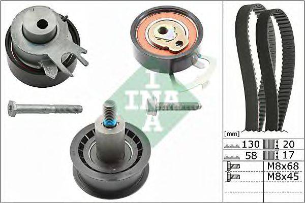 INA 530053810 Комплект ременя ГРМ