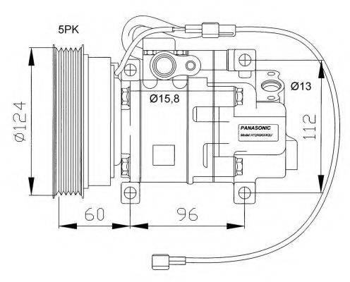 NRF 32099G Компресор, кондиціонер