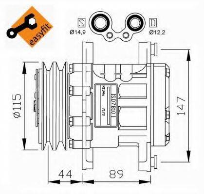 NRF 32207G Компресор, кондиціонер