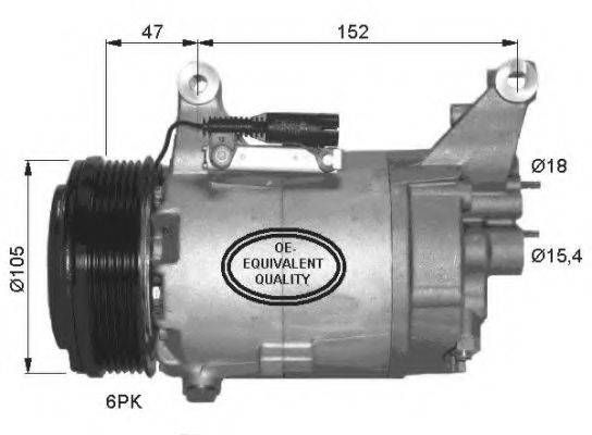 NRF 32409 Компресор, кондиціонер