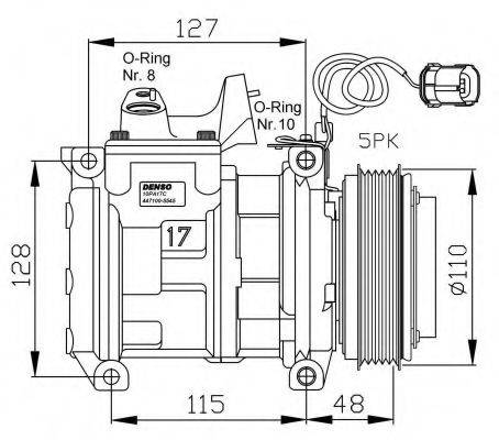 NRF 32464G Компресор, кондиціонер