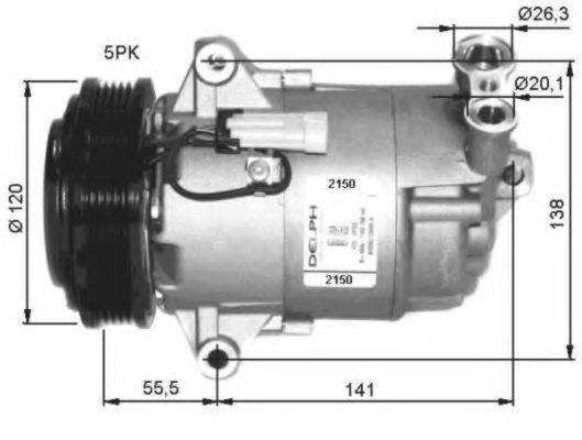 NRF 32486G Компресор, кондиціонер